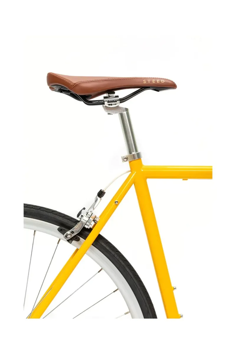 Thoroughbred Single Speed Road Bike Saffron Yellow-2